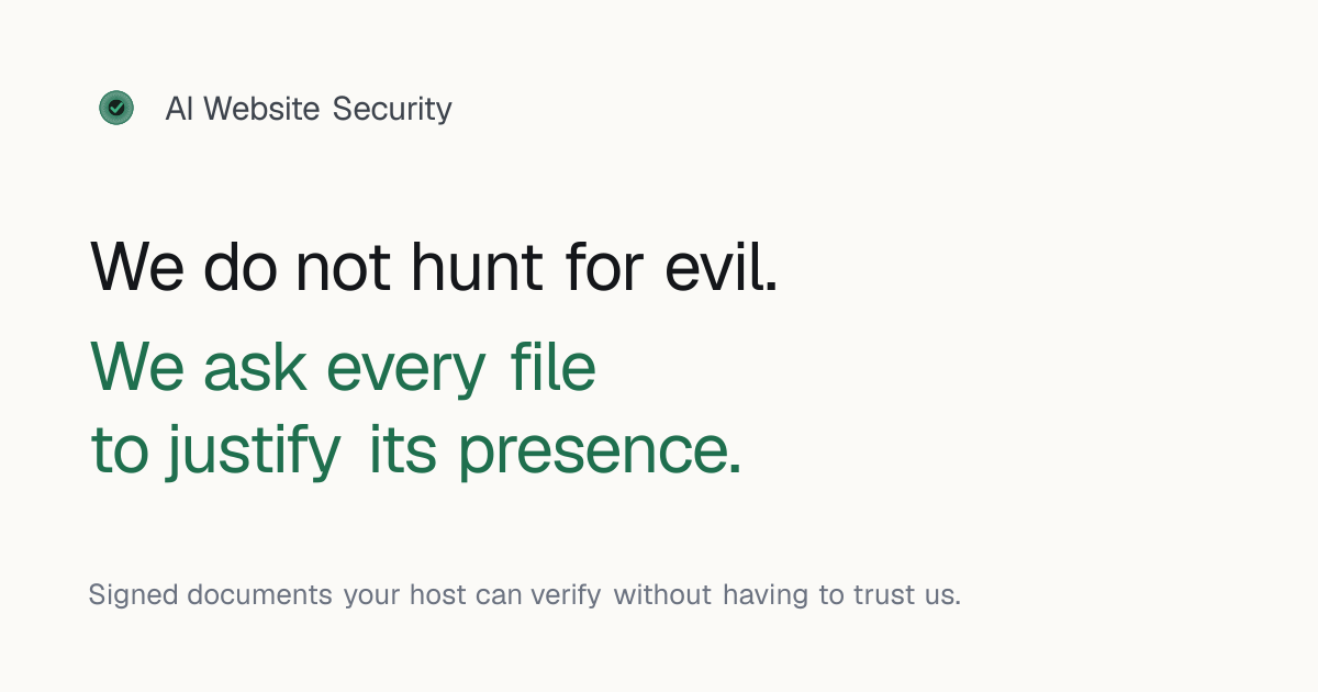 AI Website Security screenshot 1